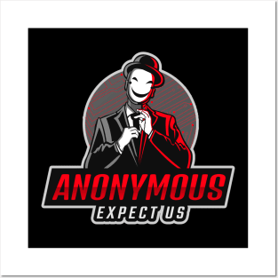 Anonymous - Expect us Posters and Art